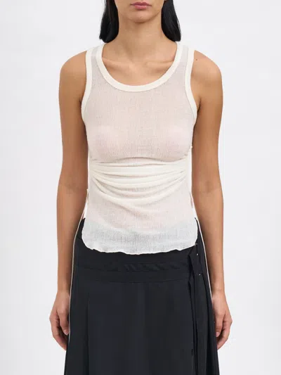 Ann Demeulemeester Top  Woman Color White In Neutral