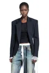 Ann Demeulemeester Top Corto A Canotta Mara In Black