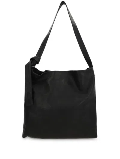 Ann Demeulemeester Tosh Large Soft Shoulder Bag In Black