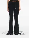 Ann Demeulemeester Treze Bootcut Jeans In Black