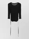 Ann Demeulemeester Trina Top In Black
