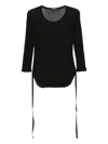 Ann Demeulemeester Trina Top In Black
