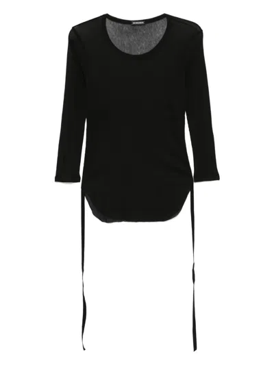 Ann Demeulemeester Trina Top In Black