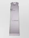 Ann Demeulemeester Tulle Dress With Pearls And Text Print