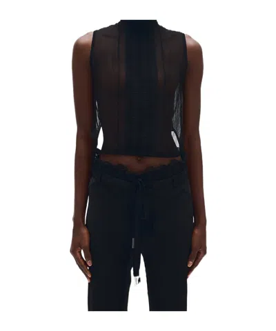 ANN DEMEULEMEESTER TURTLENECK CROP TOP