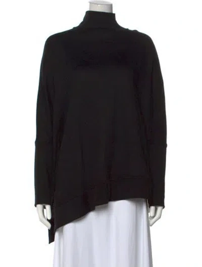 Pre-owned Ann Demeulemeester Turtleneck Long Sleeve Top In Black