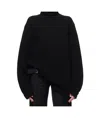 Ann Demeulemeester Turtleneck Sweater In Black