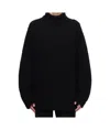 Ann Demeulemeester Turtleneck Sweater In Black