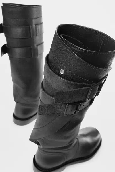 ANN DEMEULEMEESTER ULPU BIKER BOOTS