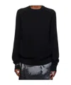 Ann Demeulemeester Ulu Cut-out Sweater In Black