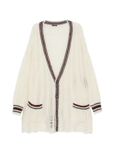 Ann Demeulemeester Ulver Sweater In Neutral