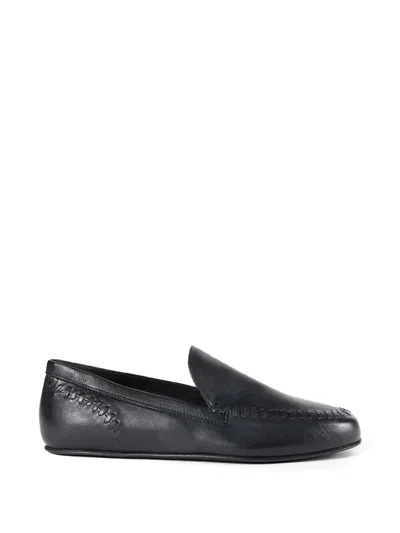 Ann Demeulemeester Urbi Stitch Detail Loafers In Black
