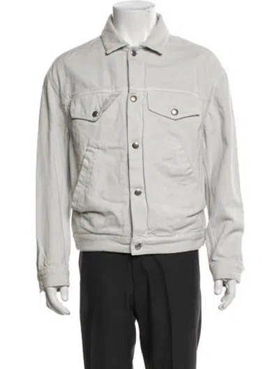 Pre-owned Ann Demeulemeester Utility Jacket In White