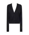 Ann Demeulemeester Zofia Asymmetric Clousure Cardigan In Black