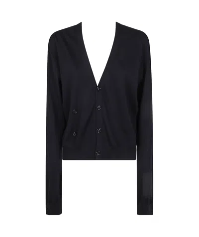 ANN DEMEULEMEESTER V-NECK KNITTED CARDIGAN