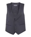 Ann Demeulemeester V-neck Vest In Blue