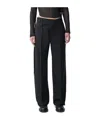 Ann Demeulemeester Black Vanja Asymmetric Trousers In Black