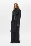 Ann Demeulemeester Vaya Cuffs With Frisee Feather In Multi