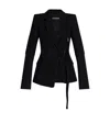 Ann Demeulemeester Venla Asymmetric Tailored Jacket In Black