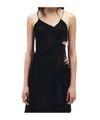 Ann Demeulemeester Vepa Ramage Jacquard Slip Top In Black