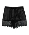 Ann Demeulemeester Vere Micro Boxer With Lace In Black