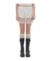 Ann Demeulemeester Vere Micro Boxer With Lace In Blue