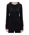 Ann Demeulemeester Vero Double Layer Serafino Top In Black