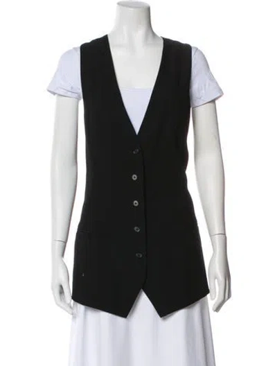 Pre-owned Ann Demeulemeester Vest In Black