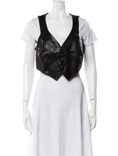 Pre-owned Ann Demeulemeester Vest In Black