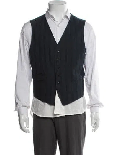 Pre-owned Ann Demeulemeester Vest In Blue