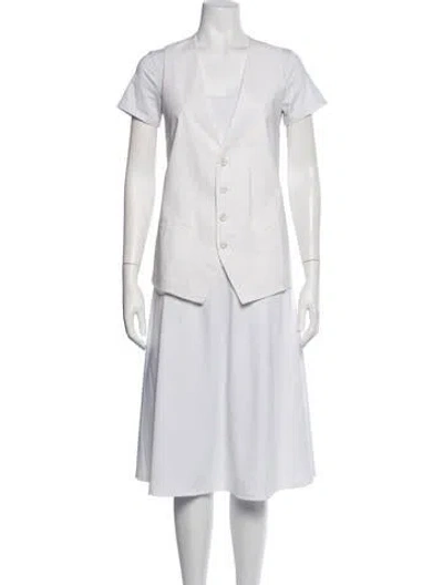 Pre-owned Ann Demeulemeester Vest W/ Tags In Neutrals