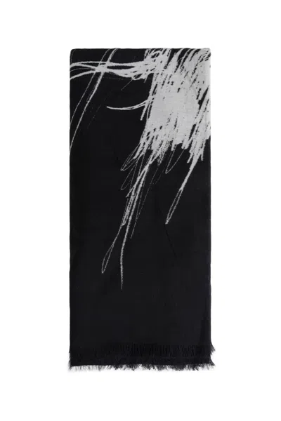 Ann Demeulemeester Vesta Square Scarf In Black