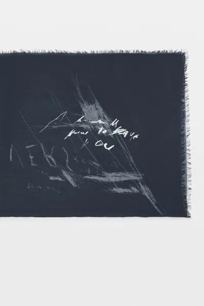 Ann Demeulemeester Vesta Square Scarf In Multicolor