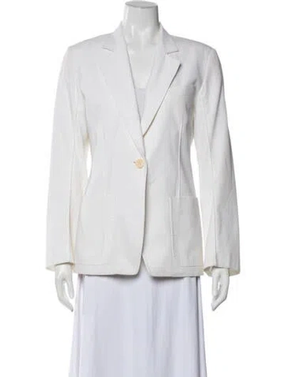 Pre-owned Ann Demeulemeester Vintage 1990's Blazer In White