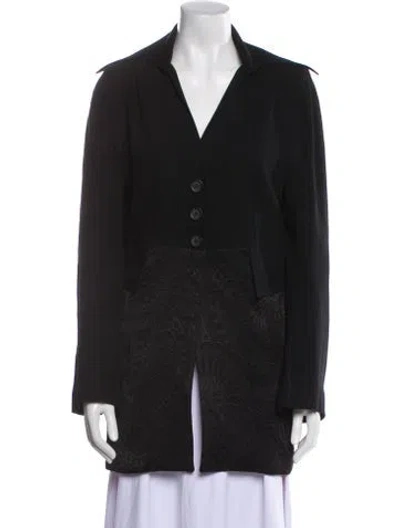 Pre-owned Ann Demeulemeester Vintage 1990's Coat In Black