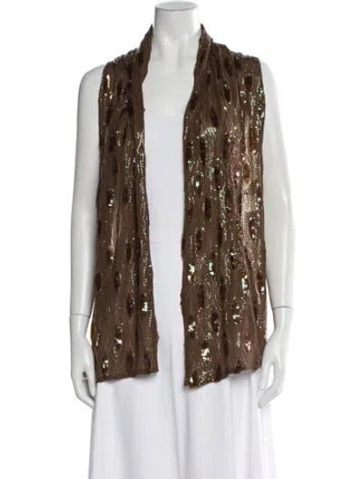 Pre-owned Ann Demeulemeester Vintage 1990's Vest In Brown