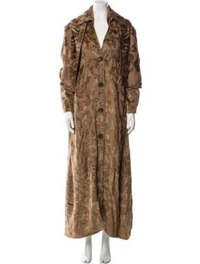 Pre-owned Ann Demeulemeester Vintage 1994 Coat In Brown