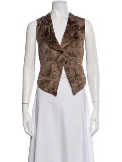 Pre-owned Ann Demeulemeester Vintage 1994 Vest In Brown