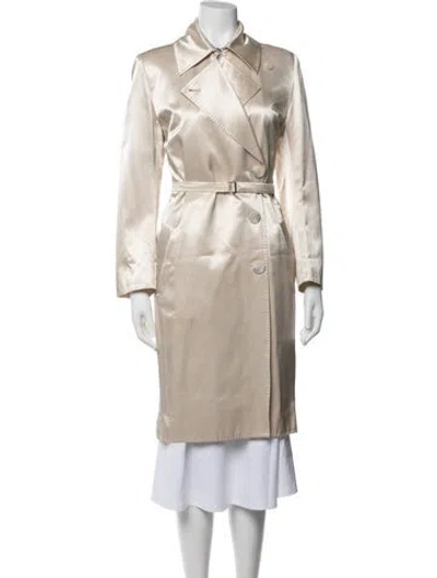 Pre-owned Ann Demeulemeester Vintage 1995 Trench Coat In Neutrals