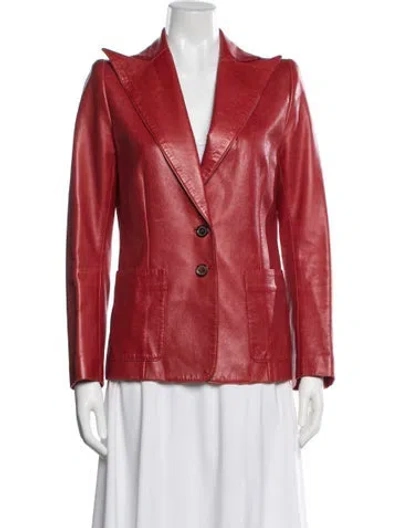 Pre-owned Ann Demeulemeester Vintage 1996 Blazer In Red