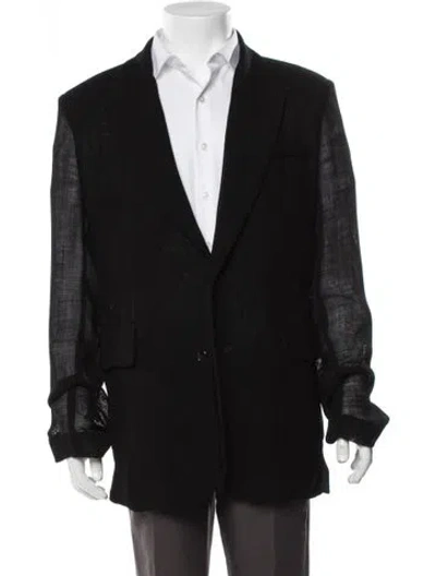 Pre-owned Ann Demeulemeester Vintage 2000's Blazer In Black