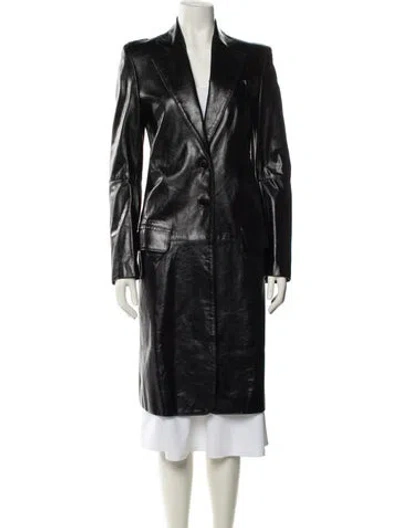 Pre-owned Ann Demeulemeester Vintage 2000's Coat In Black