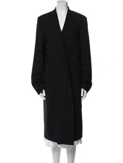 Pre-owned Ann Demeulemeester Vintage 2000's Coat In Black