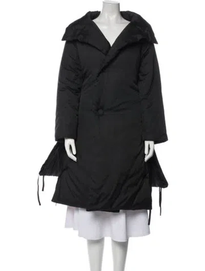 Pre-owned Ann Demeulemeester Vintage 2000's Coat In Blue