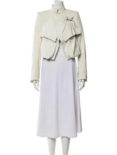 Pre-owned Ann Demeulemeester Vintage 2000's Evening Jacket In White