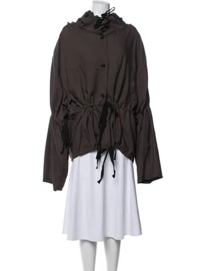 Pre-owned Ann Demeulemeester Vintage 2000's Jacket In Brown