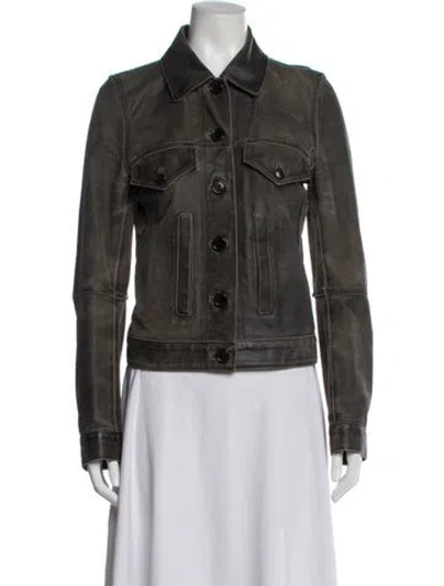 Pre-owned Ann Demeulemeester Vintage 2000 Jacket In Brown