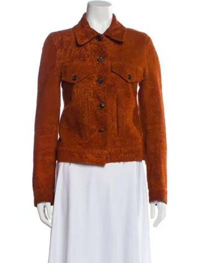 Pre-owned Ann Demeulemeester Vintage 2000 Jacket In Orange