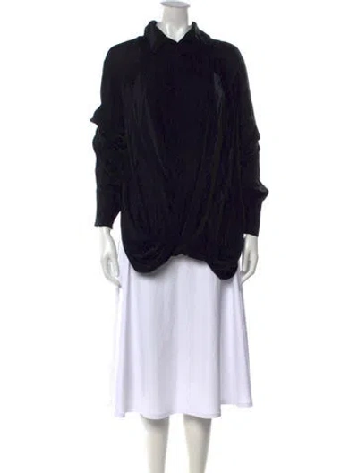 Pre-owned Ann Demeulemeester Vintage 2000's Top In Black