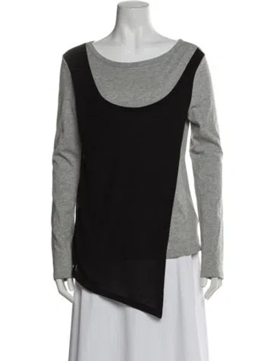 Pre-owned Ann Demeulemeester Vintage 2000's Top In Gray